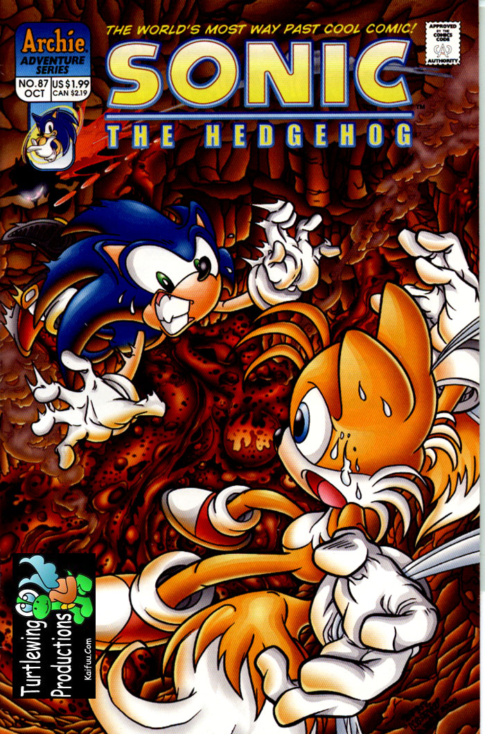 Sonic - Archie Adventure Series October 2000 Comic cover page